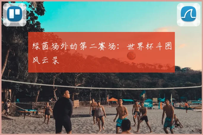 绿茵场外的第二赛场：世界杯斗图风云录